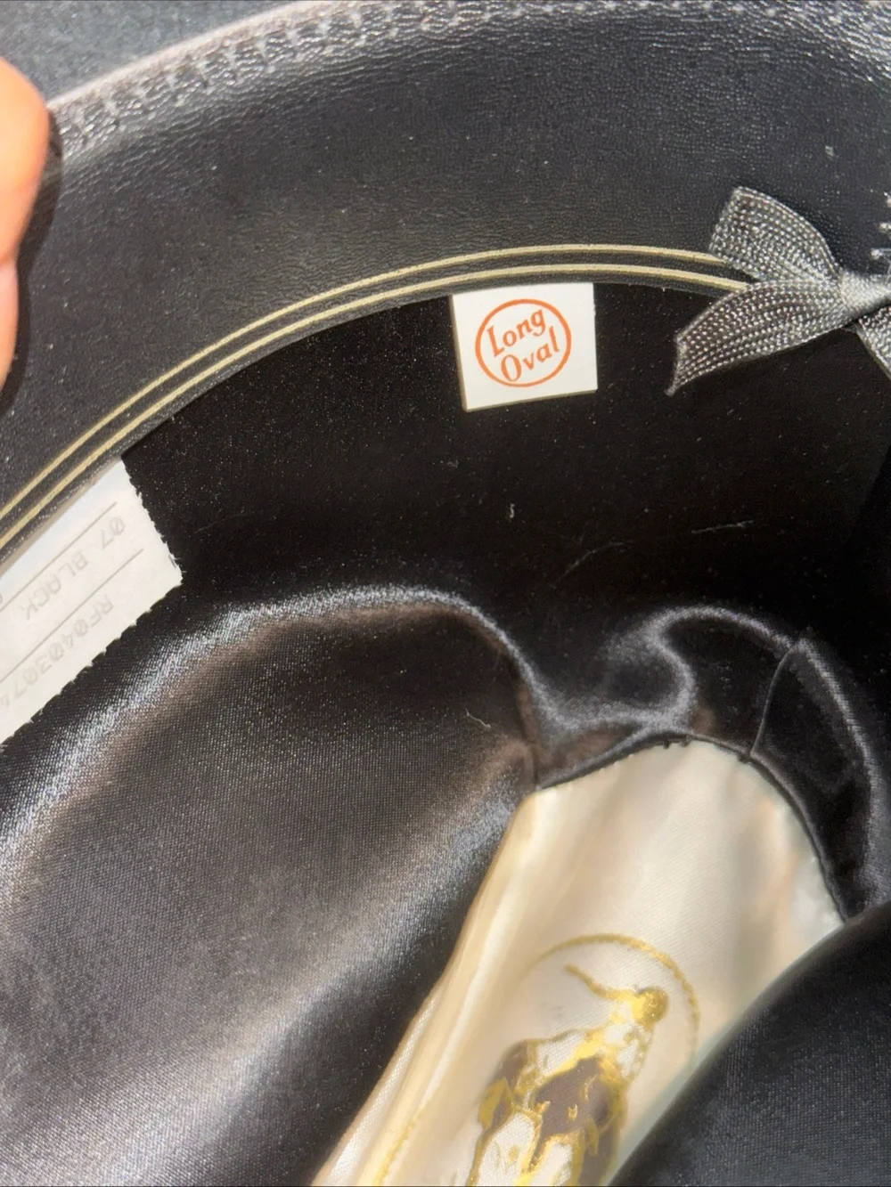 Resistol Dalton 4X Beaver Black Cowboy  Long Oval Hat Size 7 1/8